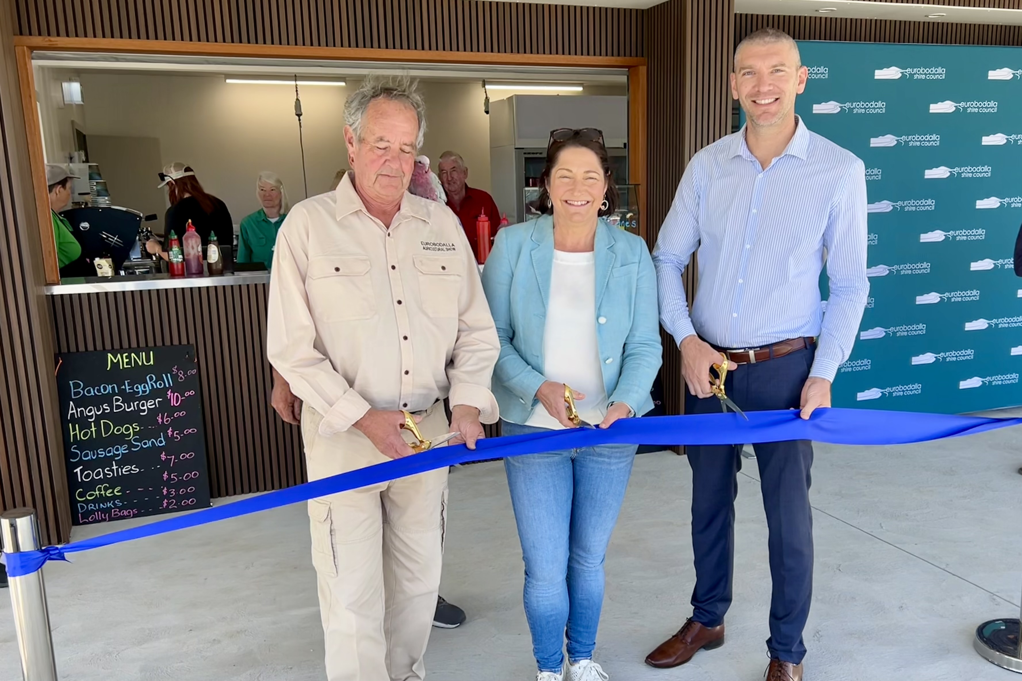 MEDIA RELEASE: Toast to new canteen and amenities at Moruya Showground Main Image