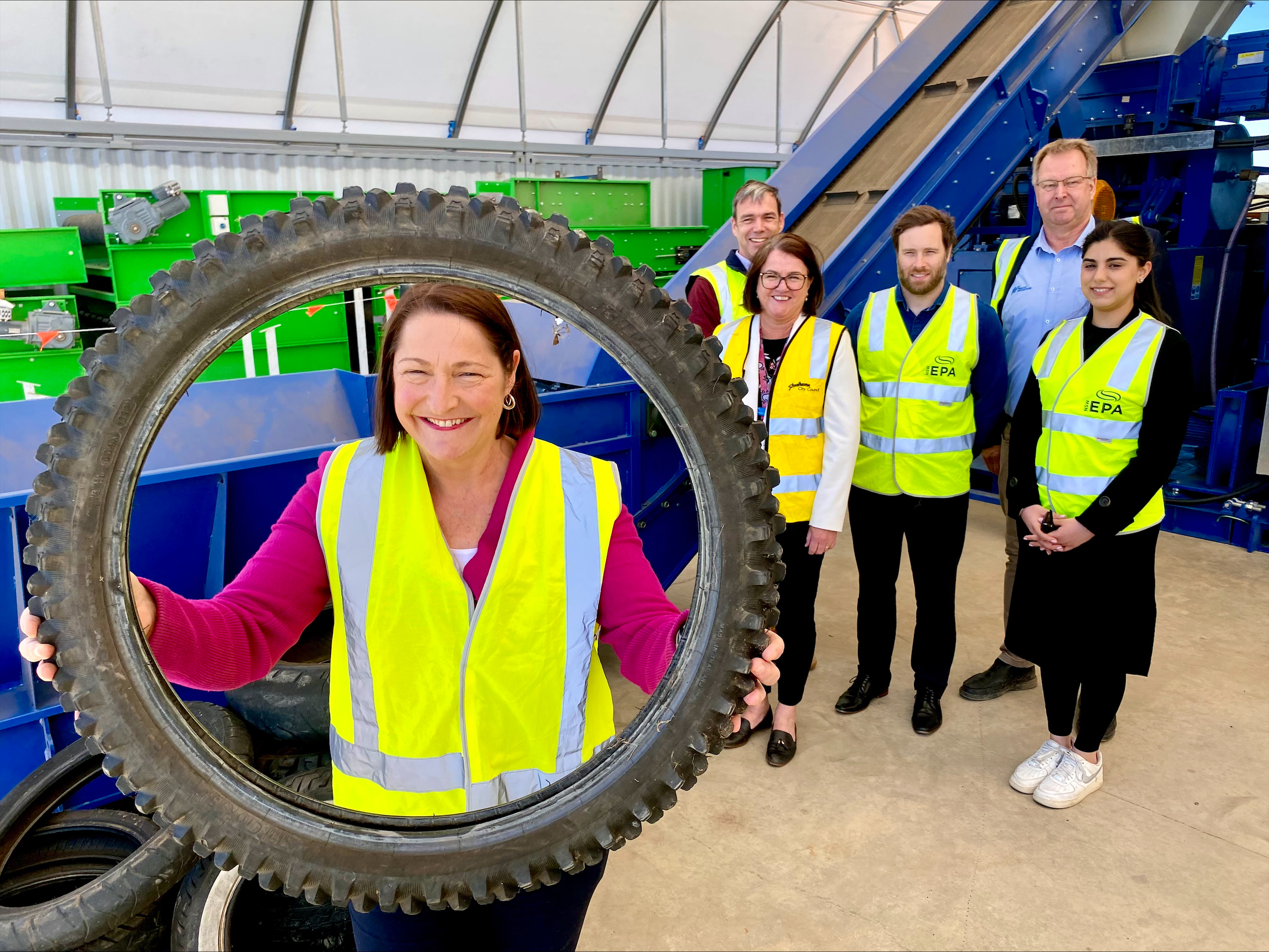 MEDIA RELEASE: New rubber crumb plant keeps Shoalhaven’s circular economy turning Main Image