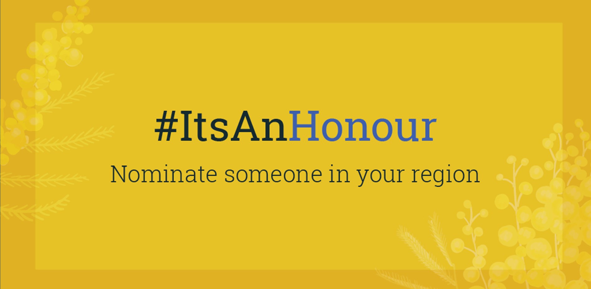 Speech: Order of Australia Honours Main Image