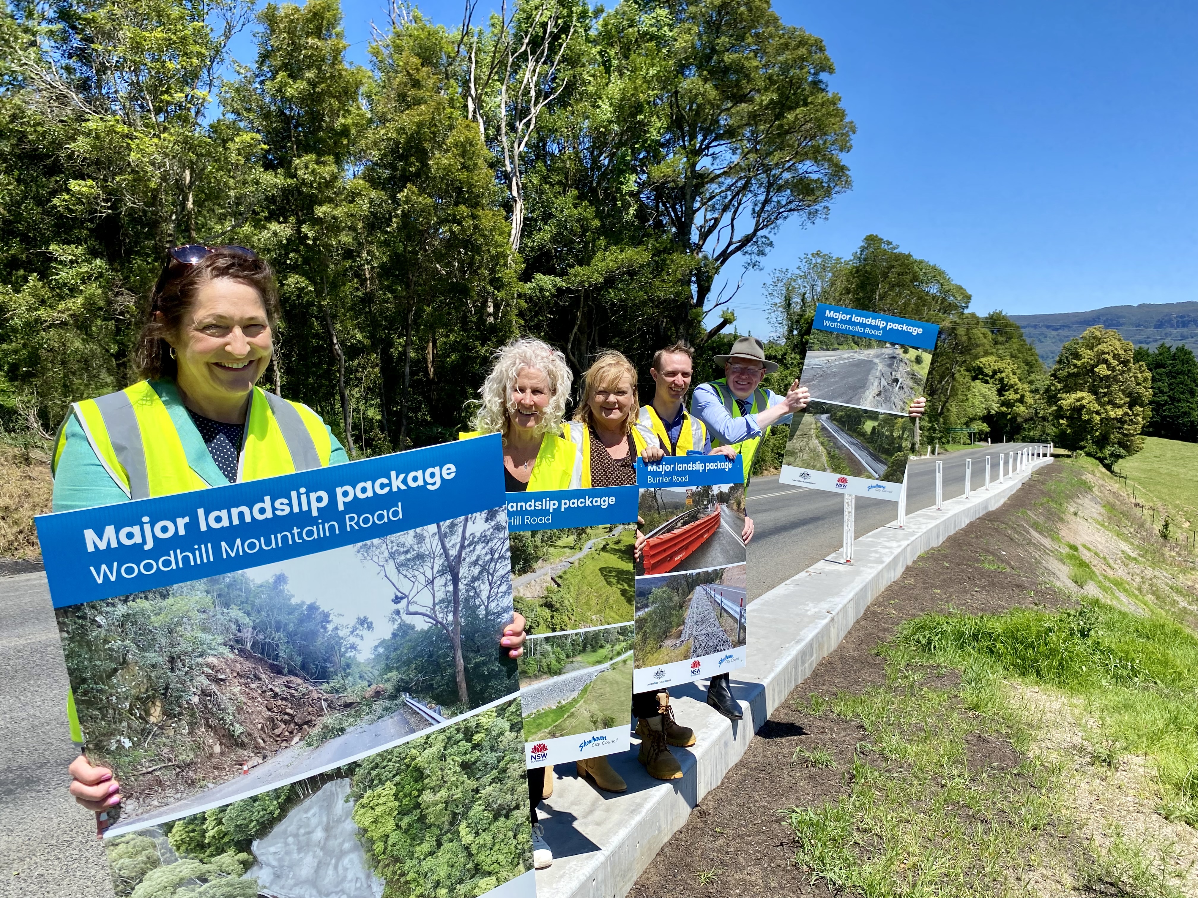MEDIA RELEASE: Completion of landslip road work means Kangaroo Valley is open for business Main Image